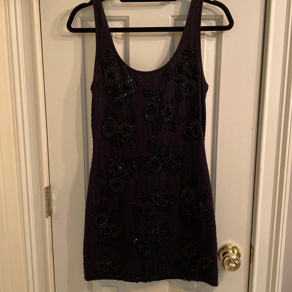Beaded mini Bodycon dress